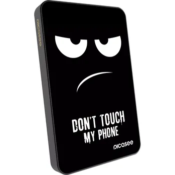 Powerbanka Picasee Powerbanka s MagSafe 5 000 mAh Šedá - Nešahej mi na telefon