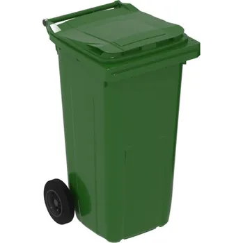 Popelnice Plastová popelnice 120 l zelená - standard