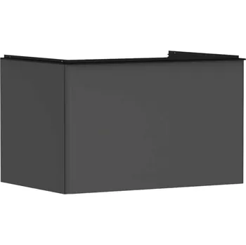 Koupelnový nábytek Hansgrohe Xelu Q - Umyvadlová skříňka, 50x78x55 cm, 1 zásuvka, matná šedá/matná černá 54055670