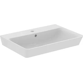 Umyvadlo Ideal Standard Connect Air - Umyvadlo 65x46 cm, s přepadem, otvor pro baterii, Ideal Plus, bílá E0741MA