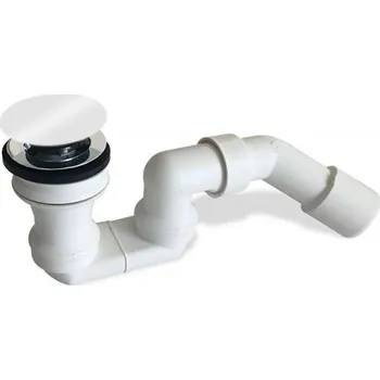 Sifon Villeroy & Boch Příslušenství - Vanová odtoková souprava, Push-Open, alpská bílá U90952001