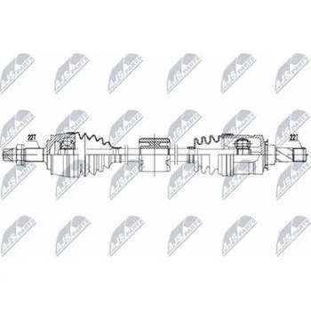 Hnací hřídel - poloosa NTY NPW-PL-183