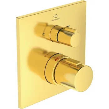 Vodovodní baterie Ideal Standard CeraTherm - Termostatická vanová baterie pod omítku, Brushed Gold A7522A2