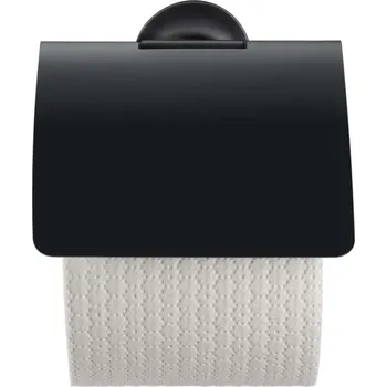 Duravit Starck T - Držák toaletního papíru s krytem, matná černá 0099404600