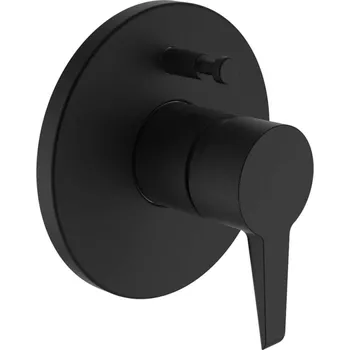 Vodovodní baterie Laufen Pure - Baterie pod omítku, pro 2 spotřebiče, matná černá HF901779428000