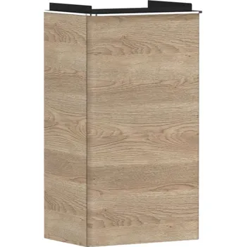 Koupelnový nábytek Hansgrohe Xelu Q - Umyvadlová skříňka, 63x34x27 cm, 1 dvířka, panty vlevo, přírodní dub/chrom 54013000