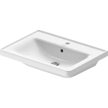 Umyvadlo Duravit D-Neo - Umyvadlo 65x48 cm, 1 otvor pro baterii, bílá 2367650000