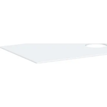 Koupelnový nábytek Hansgrohe Xevolos E - Deska pod umyvadlo, 118x55 cm, výřez uprostřed, matná bílá 54330700