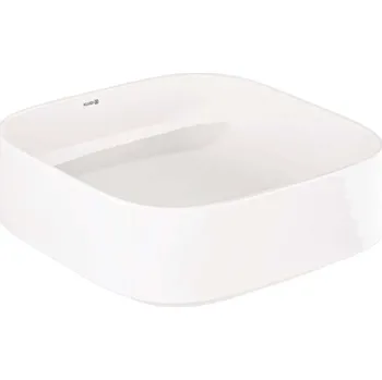 Umyvadlo Kludi Resa C - Umyvadlo na desku, 40x40 cm, lesklá bílá 58CW3043