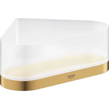 Grohe Selection - Miska do sprchy s držákem, rohová, kartáčovaný Cool Sunrise 41038GN0