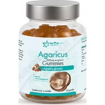 Doplněk stravy NUTRICIUS Agaricus 500mg gummies 60ks