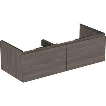 Nábytek Ideal Standard Finesse - Umyvadlová skříňka, 120x51x37 cm, 2 zásuvky, Dark Elm E3398UR