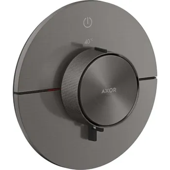 Vodovodní baterie Axor ShowerSelect ID - Termostatická baterie pod omítku, kartáčovaný černý chrom 36756340