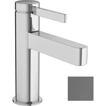 Hansgrohe Finoris - Umyvadlová baterie s výpustí Push-Open, EcoSmart, CoolStart, kartáčovaný černý chrom 76012340