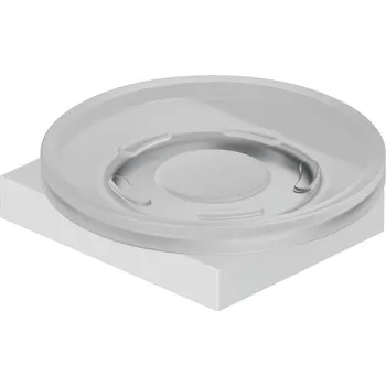 Kludi Vela C - Mýdlenka s držákem, sklo/matná bílá 3198553