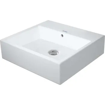 Umyvadlo Duravit Vero Air - Umývátko 45x35 cm, s přepadem, bez otvoru pro baterii, WonderGliss, bílá 07244500601