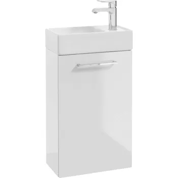 Koupelnový nábytek kielle Vega - Skříňka s umývátkem, 40x68x22 cm, lesklá bílá 50018S40