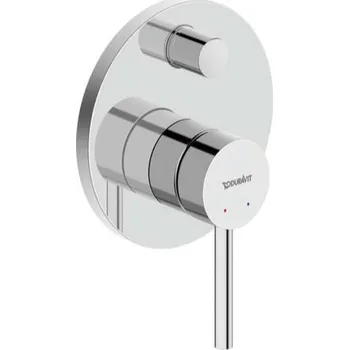 Vodovodní baterie Duravit Circle - Baterie pod omítku, pro 2 spotřebiče, s tělesem, chrom CE4210008010