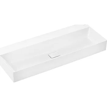 Hansgrohe Xevolos E - Umyvadlo 120x48 cm, bez přepadu, bez otvoru pro baterii, SmartClean, bílá 61107450