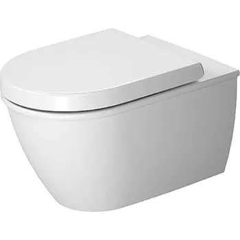 Duravit Darling New - Závěsné WC, Rimless, HygieneGlaze, bílá 2557092000