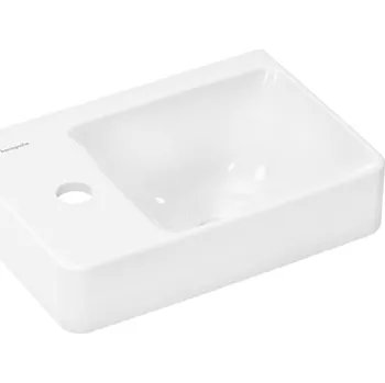 Hansgrohe Xelu Q - Umývátko, 36x25 cm, bez přepadu, otvor pro baterii, bílá 60315450