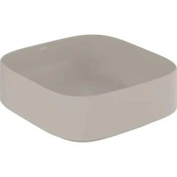 Umyvadlo Kludi Resa C - Umyvadlo na desku, 40x40 cm, matná písečně šedá 58CW30O2