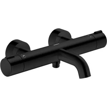 Vodovodní baterie Duravit C.1 - Vanová termostatická baterie, matná černá C15220000046