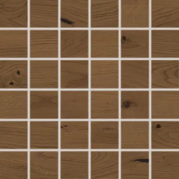 Obklad RAKO Bricola - Mozaika tmavě hnědá 50x50 DDM05852