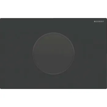 Splachovací tlačítko Geberit Sigma10 - Elektronické ovládání splachování, síťové napájení, easy to clean, matná černá 115.906.16.6