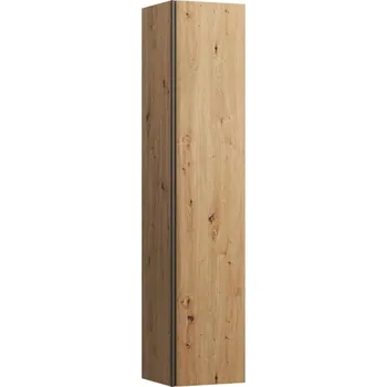 Nábytek Laufen Meda - Vysoká skříňka, 165x35x34 cm, 1 dvířka, panty vpravo, dub H4216520112671