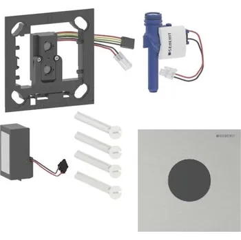 Geberit - Elektronické ovládání splachování pisoárů typ 40, síťové napájení, easy to clean, Bluetooth, kartáčovaná nerez 116.024.FW.1