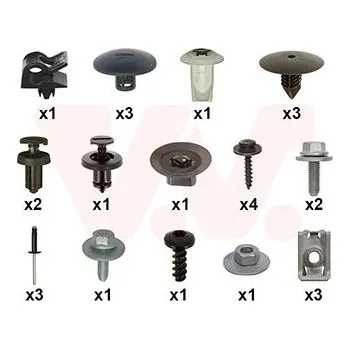 Montážní sada, blatník VAN WEZEL 1506796