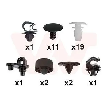 Kapota Montážní sada, víko motoru VAN WEZEL 1511797