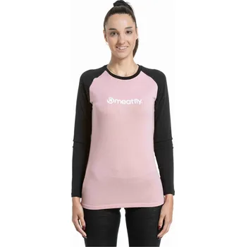 Meatfly dámské merino tričko Grace Rose / Black | Černá | Velikost XL