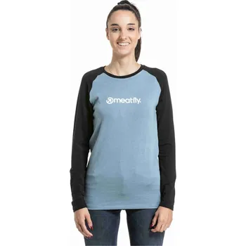 Meatfly dámské merino tričko Grace Cloud / Back | Růžová | Velikost M