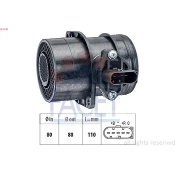 Čidlo automobilu Snímač množství protékajícího vzduchu FACET 10.1191