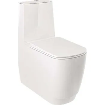 Kludi Resa S - WC kombi mísa, vario odpad, Rimless, Spiralflush, lesklá bílá 27WCB0143