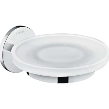 Laufen Cana - Mýdlenka s držákem, sklo/chrom H3831310040001