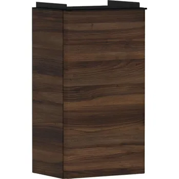 Koupelnový nábytek Hansgrohe Xelu Q - Umyvadlová skříňka, 63x34x27 cm, 1 dvířka, panty vlevo, tmavý ořech/matná černá 54014670