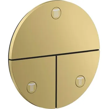 Vodovodní baterie Axor ShowerSelect ID - Ventil pod omítku pro 3 spotřebiče, leštěný vzhled zlata 36779990