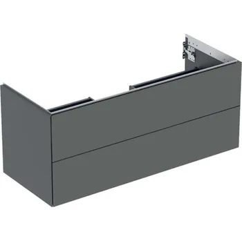 Geberit ONE - Umyvadlová skříňka 118x50x47 cm, 2 zásuvky, lávová 505.265.00.3