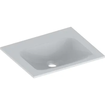 Umyvadlo Keuco Plan - Umyvadlo 47x38 cm, bez přepadu, bez otvoru pro baterii, CleanPlus, bílá 32930314600