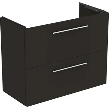 Nábytek Ideal Standard i.Life S - Skříňka pod umyvadlo, 80x38x63 cm, 2 zásuvky, uhlově matná šedá T5295NV