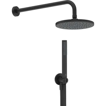 Sprchový set Ideal Standard Idealrain - Sprchový set bez baterie, průměr 20 cm, matná černá BD389XG