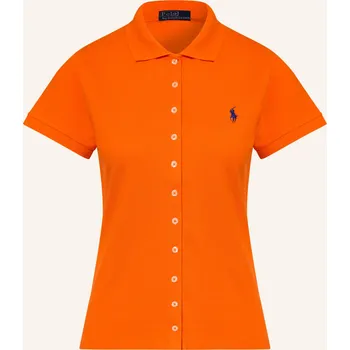 Polo Ralph Lauren Dámská Polokošile Z Piké, oranžová, 38