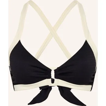 Dámské spodní prádlo Seafolly Dámské Bustier Bikiny Bandwave, černá / režná, 38