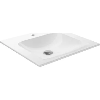 Umyvadlo Keuco Plan - Umyvadlo 51x49 cm, skrytý přepad, otvor pro baterii, CleanPlus, bílá 32940315001