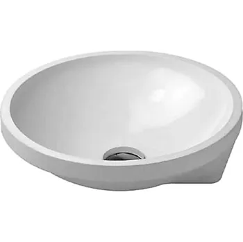 Umyvadlo Duravit Architec - Umyvadlo bez přepadu, průměr 40 cm, WonderGliss, bílá 04634000001