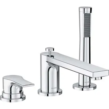 Kludi Zenta SL - Baterie na okraj vany, 3-otvorová instalace, chrom 484480565