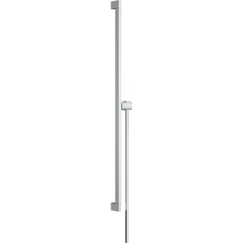 Tyč na sprchový závěs Hansgrohe Unica - Sprchová tyč 66 cm, se sprchovou hadicí, chrom 24404000